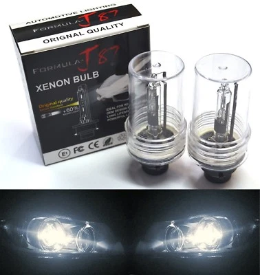 HID Xenon D2R Two Bulbs Head Light 5000K White Bi-Xenon Replacement Low Beam - Image 1 of 4