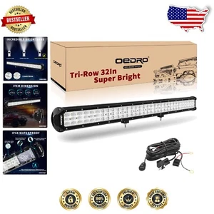 Brave Man T1 High-Intensity 31-Inch LED Bar - Spot Flood Combo for Trucks & SUVs - Picture 1 of 11