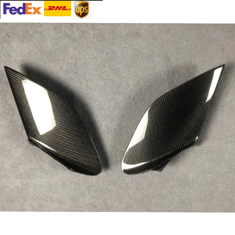 Cubiertas de admisión de ventilación de aire para guardabarros lateral de fibra de carbono Spider para Ferrari 488 GTB Foto 1 de 4