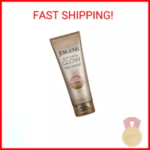Jergens Natural Glow Self Tanner Body Lotion, Sunless Tanning, Medium to Deep Sk - Picture 1 of 2