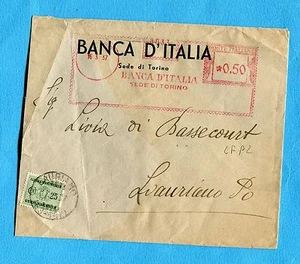 AFFRANCATURA MECCANICA TASSATA - 1937 TORINO - BANCA D'ITALIA….c.50   (301675) - Imagen 1 de 1