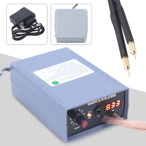 Mini pluma soldadora por puntos 5000 W para máquina de soldadura por puntos ajustable a batería 18650 hágalo usted mismo - Imagen 1 de 15