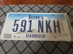 U S A Number Plate Iowa - Picture 1 of 1