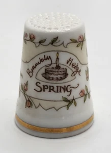 Vintage Royal Doulton Jill Barklem's Brambly Hedge Seasons '82 SUMMER Thimble - Bild 1 von 3