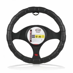 Car Van Auto Steering Wheel Cover Non-slip Black Protector 37-39cm 601000 - Picture 1 of 5