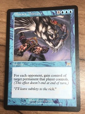Blatant Thievery X1 Onslaught Ex Cond See Pics Front/back - Image 1 of 2