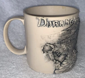 White Pottery Handmade Mug With Engraved DURANGO And Durango Scene And Scorpions - Picture 1 of 12