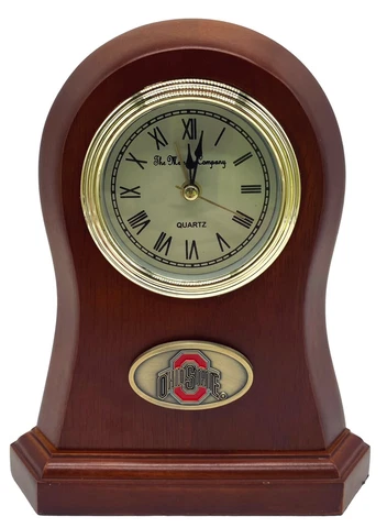 Ohio State Buckeyes Wood Clock by The Memory Company-New Cover