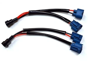 Splitter Wire U H10 9145 Two Harness Fog Light Female Replace Bulb Connector Fit - Picture 1 of 5