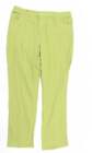 Ella Womens Green Cotton Skinny Jeans Size 16 L29 in Regular