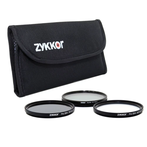 Slim 52mm Filter Kit UV CPL ND for Nikon D3000 D3100 50mm f/1.8D AF NIKKOR lens - Image 1 of 1