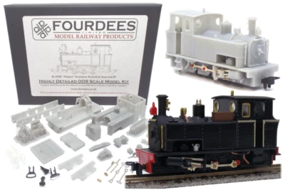 FOURDEES LIMITED Fourdees Peckett Steam Loco 'Norton' 009 / OO9 Scale Kit for Farish 08 chassis