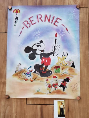 DE COLECCIÓN 1980 DISNEY CHUCKAWALLA PRISIÓN CÁRCEL ARTE DIBUJO COLOREADO PARA BERNIE Foto 1 de 4