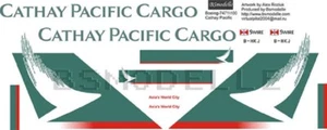 BSmodelle 100021 - 1/100 Boeing 747 Cathay Pacific decal for aircraft model kit - Picture 1 of 12