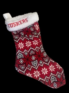 Nebraska Huskers Weihnachtsstrumpf Strick Forever Sammlerstücke Cornhuskers 16 Zoll - Bild 1 von 11