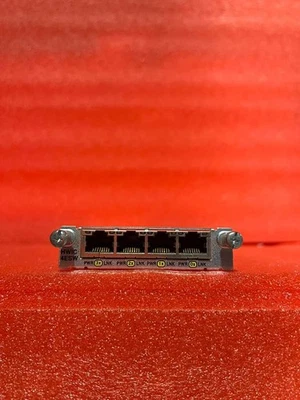 Cisco HWIC-4ESW 4-Port High-Speed WAN Interface Card 10/100 73-8474-06 - Image 1 of 2