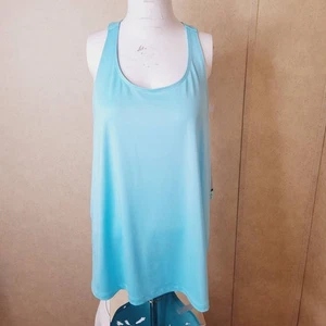 NEW Ideology size L womens tank top athletic casual open back scoop round neck - Picture 1 of 10