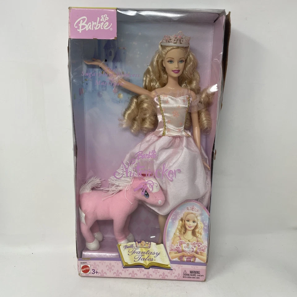 Barbie Colección Cuento de Hadas El Cascanueces Sugarplum Princesa Muñeca y Mazapán Foto 1 de 4