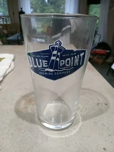 BLUE POINT BREWING COMPANY Pint Beer Glasses Long Island 16 Oz - Picture 1 of 2