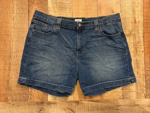 Levi's 515 Jeansshorts mittlere Waschung blau mittelhohe Taschen Damen 16 W36 - Bild 1 von 7