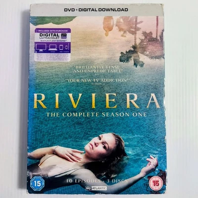 DVD Drama Riviera Season One 2017 Complete With Slipcover Sky Atlantic Julia  - Image 1 of 4