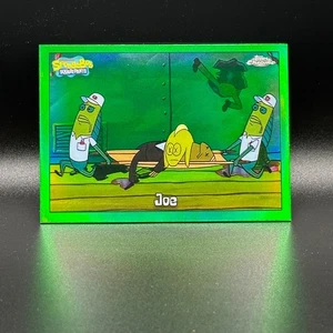 2025 Topps Chrome Spongebob JOE #129 Green Kelp Refractor - Picture 1 of 2