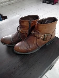 Damen stiefeletten gr 40 Mark Adam Leder - Bild 1 von 4