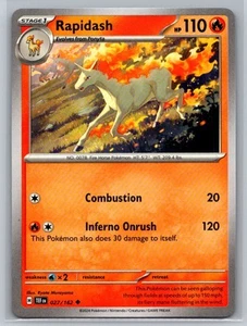 Rapidash #027/162 SV05: Temporal Forces Uncommon - Pokemon Cards E63 - Picture 1 of 2