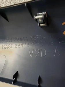 Nissan Versa 2020-2023 tablero central bisel embellecedor 684115ef0a azul OEM - Imagen 1 de 12