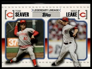 2010 Topps Update #LL-69 Tom Seaver / Mike Leake Legendary Lineage - Picture 1 of 2