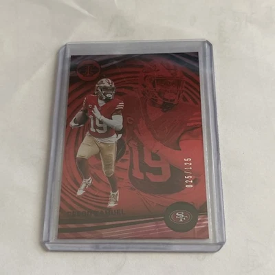 2023 ILLUSIONS DEEBO SAMUEL TROPHY COLLECTION  /125 49ER WR #90 - Image 1 of 2