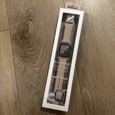 Correa de reloj de silicona FLNT y parachoques transparente iPhone 42/44/45/46 mm Apple NUEVO Foto 1 de 4