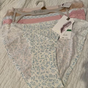 Jessica Simpson Women's Flirty Bikini Underwear Panties 5 Pair Size Large - Picture 1 of 13