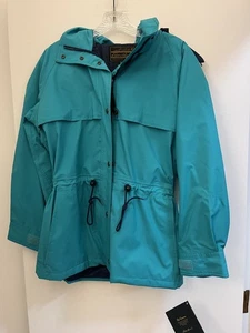 Parka de montaña Eddie Bauer GORE-TEX, pequeña para mujer, verde, NUEVA con etiquetas - Imagen 1 de 10
