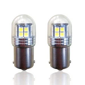 2x 1156 BA15S LED Bulbs DC 6V White Bremsleuchte Mini Rückfahrscheinwerfer - Bild 1 von 8