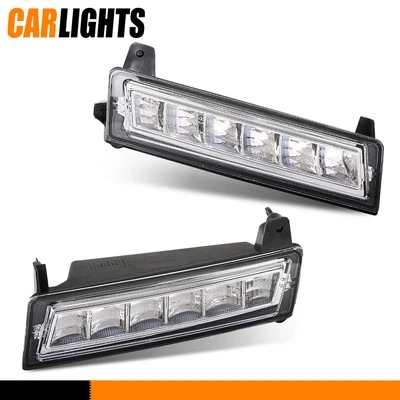 Fit For 2010-2012 Mercedes Benz ML GLK 1 Pair Daytime Running Light Lamp DRL - Image 1 of 4