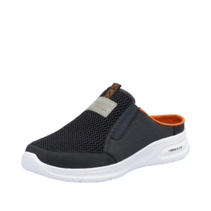 Rieker Herren Clogs Sabot Pantoletten Pantoffel Hausschuhe Schuhe blau B7390 - Bild 1 von 11