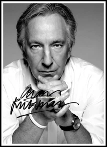Alan Rickman, Autographed, Signed, Cotton Canvas Image. Limited Edition (AR-7) x - Picture 1 of 1