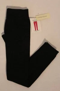 NEW Girls Fleece Lined Leggings XS - S Black Stretch Pants XS/Small Winter Warm - Picture 1 of 2