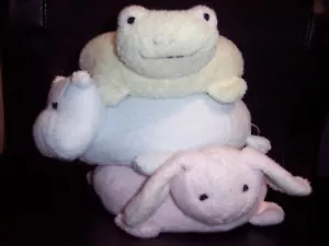 Pottery Barn Kids Small Animal Plush Stacker Toy Squeak Rattle Crinkle Lovey Toy - Picture 1 of 4
