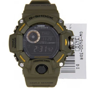 G-SHOCK RANGEMAN GW9400-3 Military Green Triple Sensor Solar Digital Watch - Picture 1 of 1