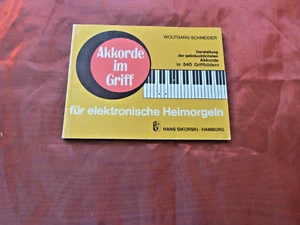 AKKORDE IM GRIFF für elektronische Heimorgeln Wolfgang Schneider - Bild 1 von 4