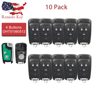 10 For 2010 2011 2012 2013 2014 2015 2016 Chevrolet Camaro Remote Key Fob 4btn - Picture 1 of 7