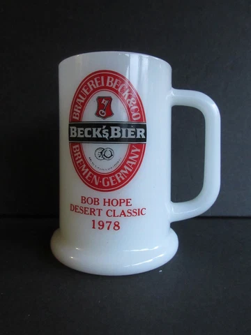 RARE BOB HOPE DESERT CLASSIC 1978 GOLF MUG BRAUEREI BECK & CO BECK'S BIER Cover