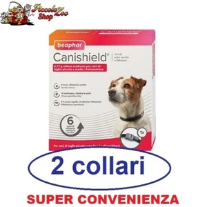 Beaphar Canishield S/M 2 COLLARI antiparassitari per cane piccolo/medio (48cm) - Foto 1 di 3