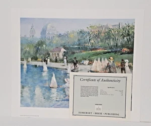 Lou Gordon "Sunday Sailing & Uptown Outing" Edition of 1250 20"x 16" 1994 NEW - Picture 1 of 14