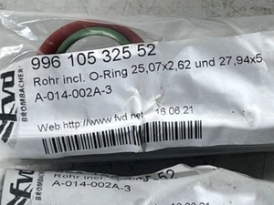 PORSCHE 911 996 986 6x tubo de bujía 99610532552 NOS - Imagen 1 de 2