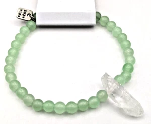 PURA VIDA ARMBAND NEU MIT ETIKETT GRÜN QUARZ ABSICHT STRETCH SCHMUCK STRAND FREUNDSCHAFT - Bild 1 von 4