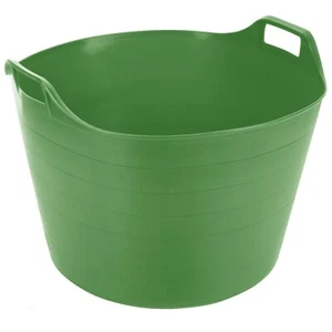 75L Flexi Vasca Plastica Trug Secchio Giardino Contenitore Flessibile, Verde Lime - Foto 1 di 14