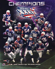 New England Patriots 6X Super Bowl Champions Team Composite (Select Year)